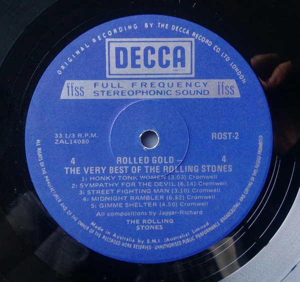 The Rolling Stones – Rolled Gold - The Very Best Of The Rolling Stones (VG+/VG+) – 2xLP, AU 1975 - Image 8