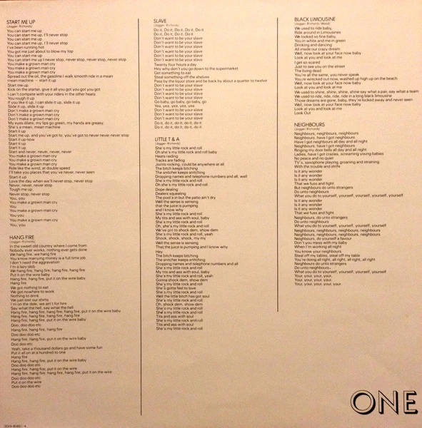 The Rolling Stones – Tattoo You (E/E) – LP, JP 1981, No OBI - Image 10