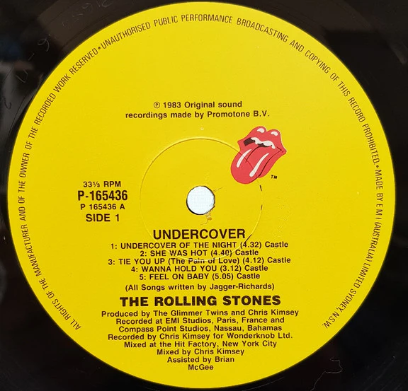 The Rolling Stones – Undercover (VG+/VG+) – LP, AU 1983 - Image 4