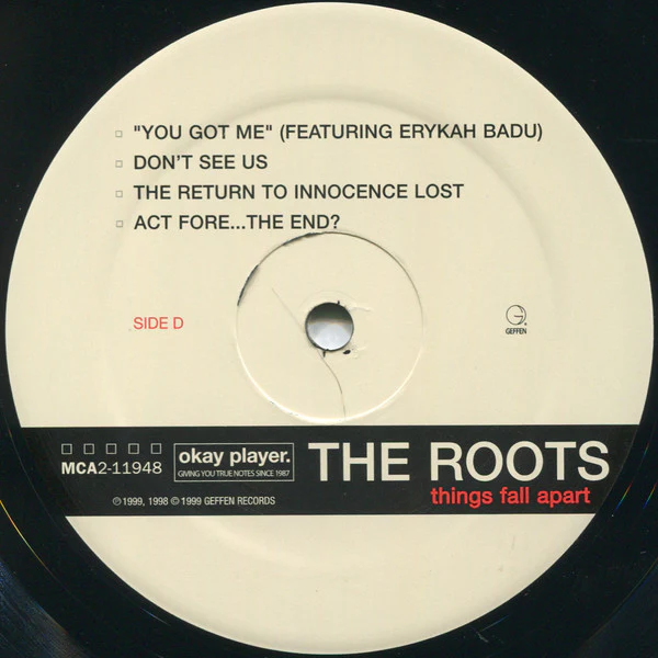 The Roots – Things Fall Apart (NM/VG+) – 2xLP, US 2013 - Image 6