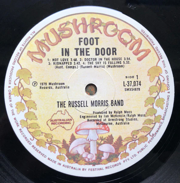 The Russell Morris Band – Foot In The Door (VG+/VG+) – LP, AU 1979 - Image 3