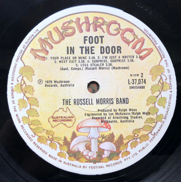 The Russell Morris Band – Foot In The Door (VG+/VG+) – LP, AU 1979 - Image 4