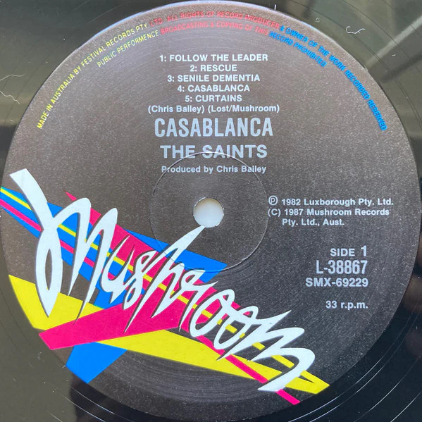 The Saints – Casablanca (VG/VG) – LP, AU 1988 - Image 3