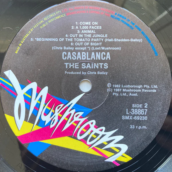 The Saints – Casablanca (VG/VG) – LP, AU 1988 - Image 4