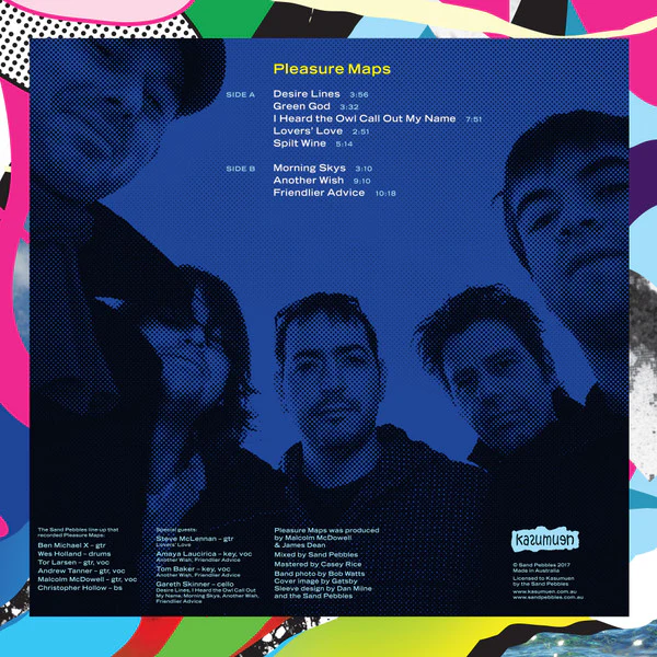 The Sand Pebbles – Pleasure Maps (E/E) – LP, AU 2017 - Image 2