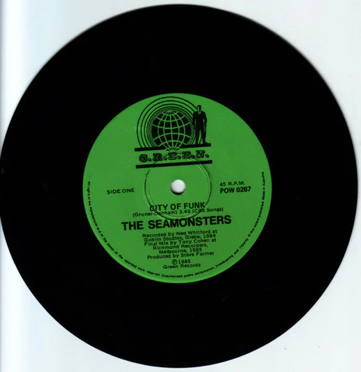 The Seamonsters – City Of Funk (VG+/VG+) – 7", AU 1985 - Image 3