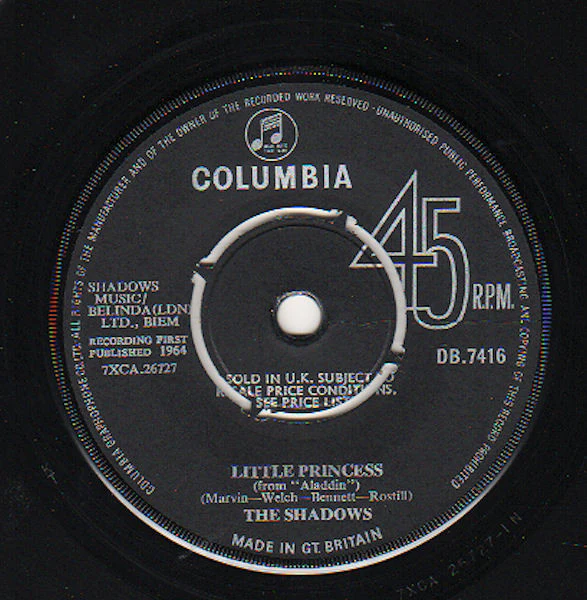 The Shadows – Genie With The Light Brown Lamp (VG+/Generic) – 7", UK 1964 - Image 2