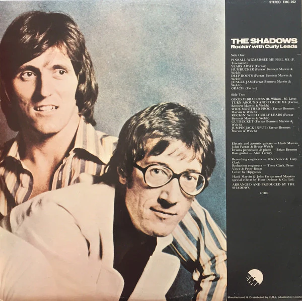 The Shadows – Rockin' With Curly Leads (VG+/VG+) – LP, AU 1973 - Image 2