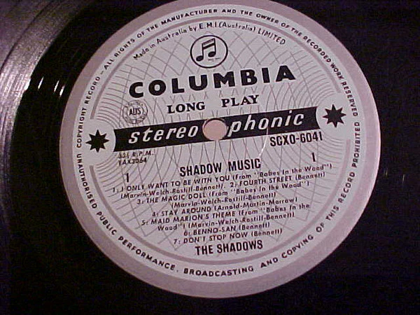 The Shadows – Shadow Music (VG+/VG+) – LP, AU 1966 - Image 2