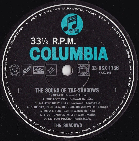 The Shadows – The Sound Of The Shadows (VG/VG+) – LP, AU - Image 2