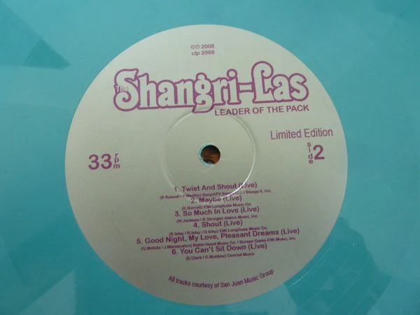 The Shangri-Las – Leader Of The Pack (E/VG+) – LP, US 2008 - Image 3