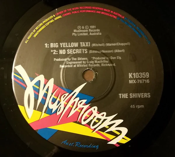 The Shivers – Downtown Sister (Town Is Gone) (VG+/E) – 7", AU 1991 - Image 4