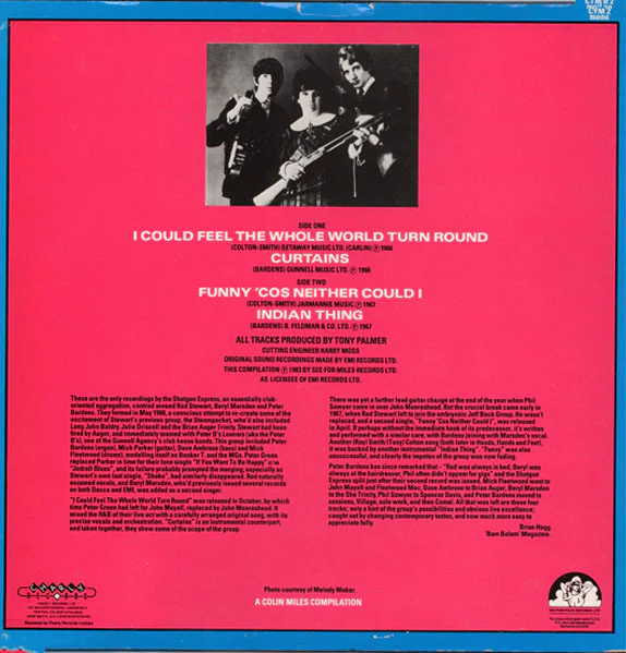 The Shotgun Express – The Shotgun Express (E/VG+) – 10", UK 1983 - Image 2