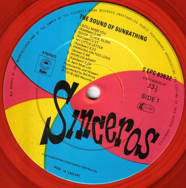 The Sinceros – The Sound Of Sunbathing (VG+/VG+) – LP, UK 1979 - Image 4
