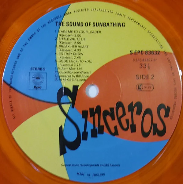 The Sinceros – The Sound Of Sunbathing (VG+/VG+) – LP, UK 1979 - Image 5