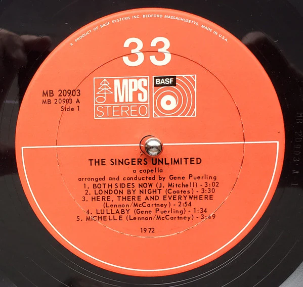 The Singers Unlimited – Try To Remember (VG/VG) – LP, US 1972 - Image 3