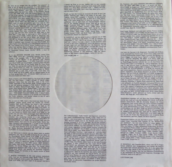 The Slickee Boys – Cybernetic Dreams Of Pi (VG+/VG+) – LP, DE 1984 - Image 5