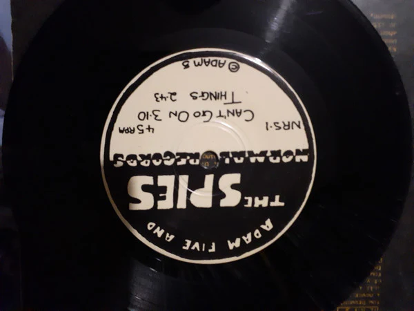 The Spies – Adam Five And The Spies (VG+/G) – 7", AU 1980 - Image 2