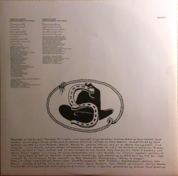 The Stetsons – The Stetsons (VG+/VG+) – LP, AU 1987 - Image 4