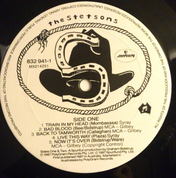 The Stetsons – The Stetsons (VG+/VG+) – LP, AU 1987 - Image 5