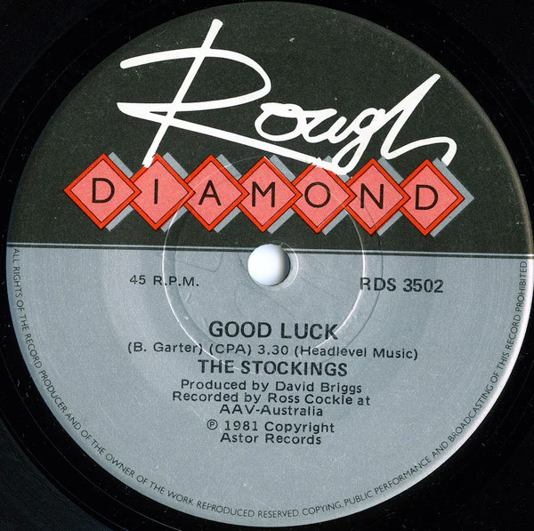 The Stockings – Good Luck (E/VG+) – 7", AU 1981 - Image 2