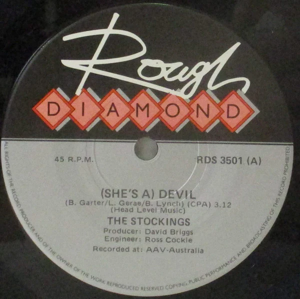 The Stockings – (She's A) Devil (VG+/VG+) – 7", AU 1980 - Image 3