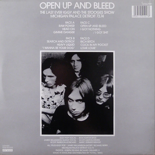 The Stooges – Metallic 2 X KO (VG+/E) – 2xLP, UK 2001 - Image 2