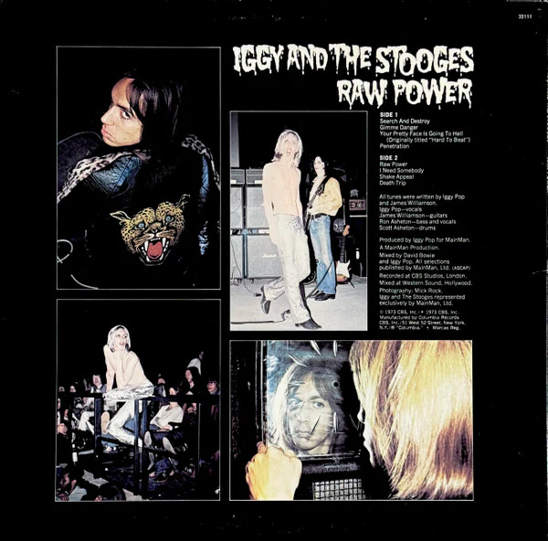 The Stooges – Raw Power (VG/VG+) – LP, US - Image 2