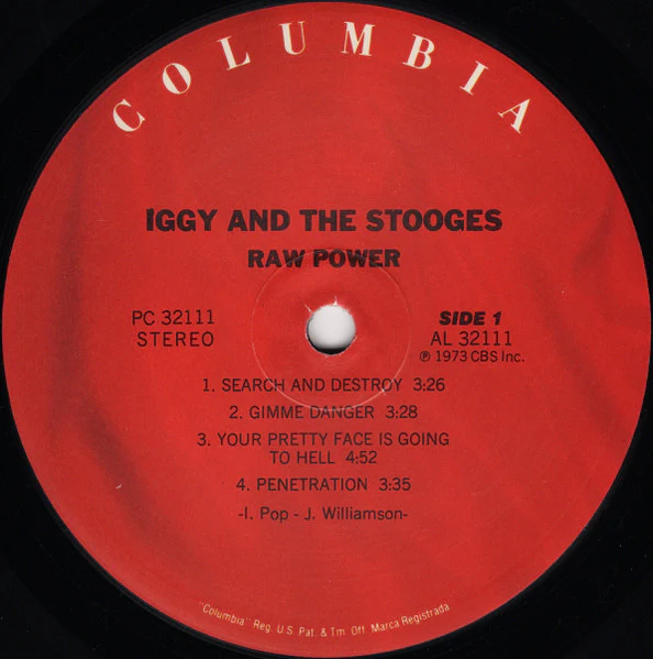The Stooges – Raw Power (VG/VG+) – LP, US - Image 3
