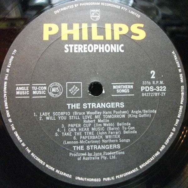 The Strangers – The Strangers (VG/VG+) – LP, AU 1968 - Image 4