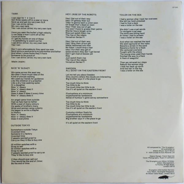 The Stranglers – Black And White (VG+/VG+) – LP, JP 1978, No OBI - Image 8