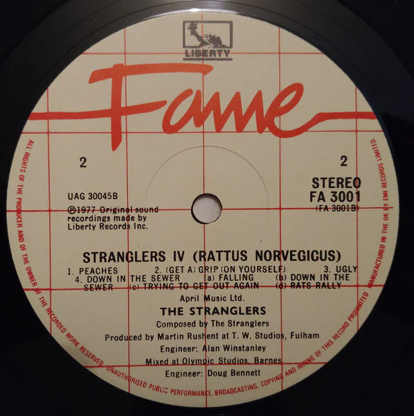 The Stranglers – Stranglers IV (Rattus Norvegicus) (VG/VG) – LP, UK 1982 - Image 4