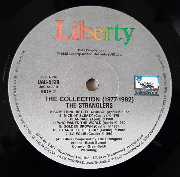 The Stranglers – The Collection 1977 - 1982 (VG+/VG+) – LP, AU - Image 4