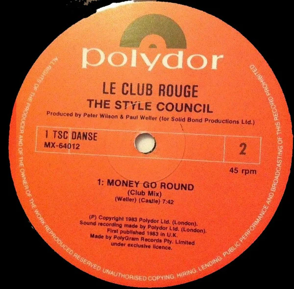 The Style Council – Le Club Rouge (VG/VG) – 12", AU 1984 - Image 4
