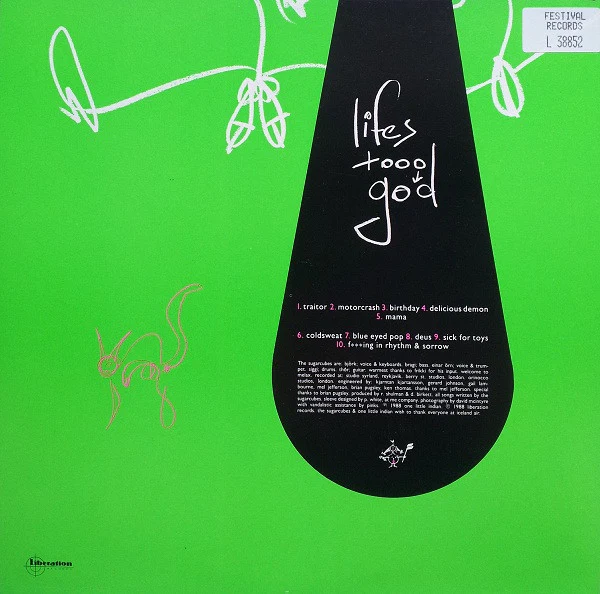 The Sugarcubes – Life's Too Good (VG+/VG+) – LP, AU 1990 - Image 2