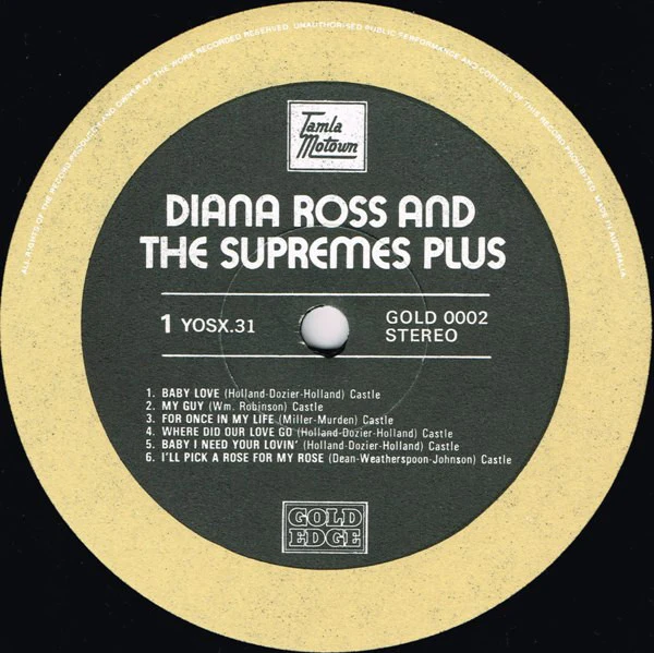 The Supremes, Four Tops, Stevie Wonder, The Temptations – Diana Ross And The Supremes Plus (VG+/VG) – LP, AU 1970 - Image 4