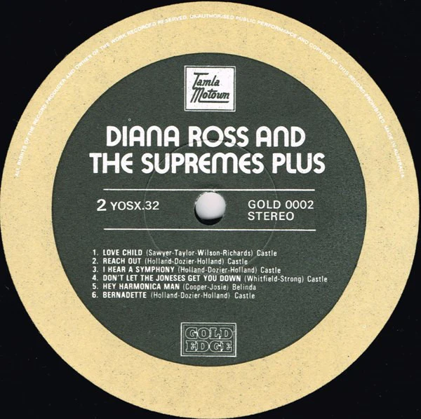 The Supremes, Four Tops, Stevie Wonder, The Temptations – Diana Ross And The Supremes Plus (VG+/VG) – LP, AU 1970 - Image 5