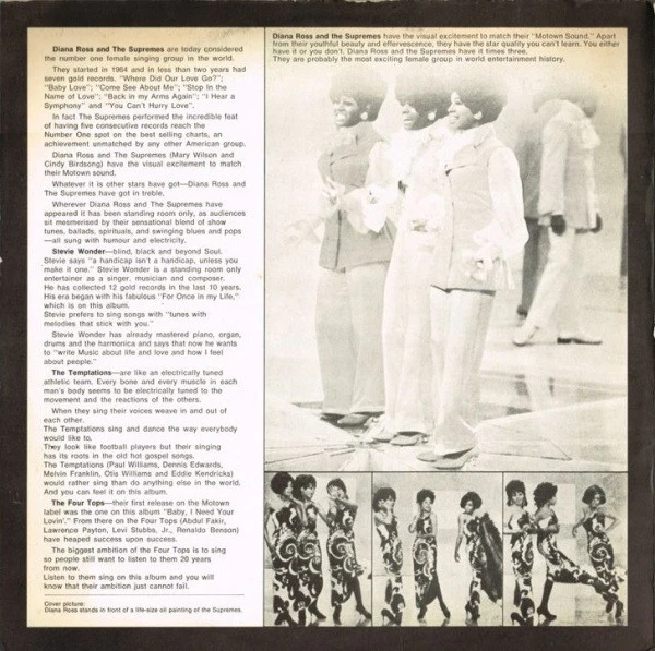 The Supremes, Four Tops, Stevie Wonder, The Temptations – Diana Ross And The Supremes Plus (VG+/VG) – LP, AU 1970 - Image 6