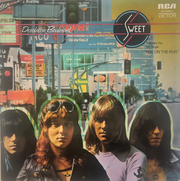 The Sweet – Desolation Boulevard (VG/VG+) – LP, AU 1975