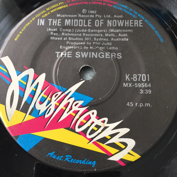 The Swingers – Punch And Judy (VG+/Generic) – 7", AU 1982 - Image 3