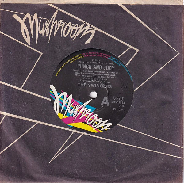 The Swingers – Punch And Judy (VG+/Generic) – 7", AU 1982 - Image 5