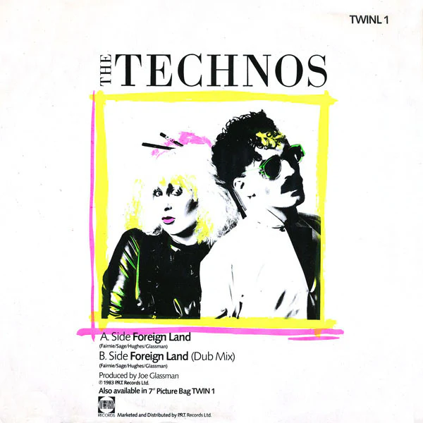 The Technos – Foreign Land (VG+/VG+) – 12", UK 1983 - Image 2