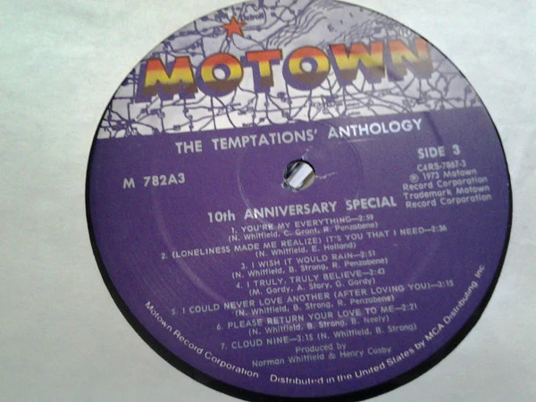 The Temptations – Anthology (VG+/VG) – 3xLP, US 1985 - Image 9