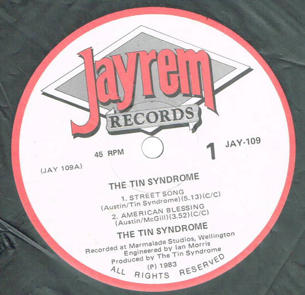 The Tin Syndrome – The Tin Syndrome (VG+/VG+) – 12", NZ 1983 - Image 3