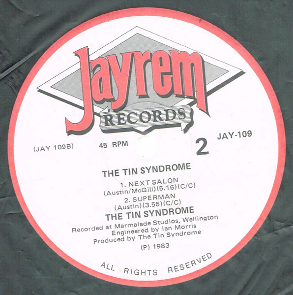 The Tin Syndrome – The Tin Syndrome (VG+/VG+) – 12", NZ 1983 - Image 4