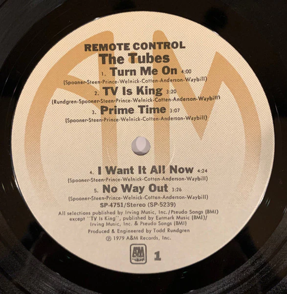 The Tubes – Remote Control (VG/VG+) – LP, US 1979 - Image 3