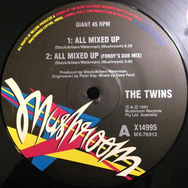 The Twins – All Mixed Up (VG+/VG+) – 12", AU 1991 - Image 4