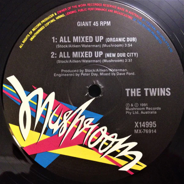 The Twins – All Mixed Up (VG+/VG+) – 12", AU 1991 - Image 5