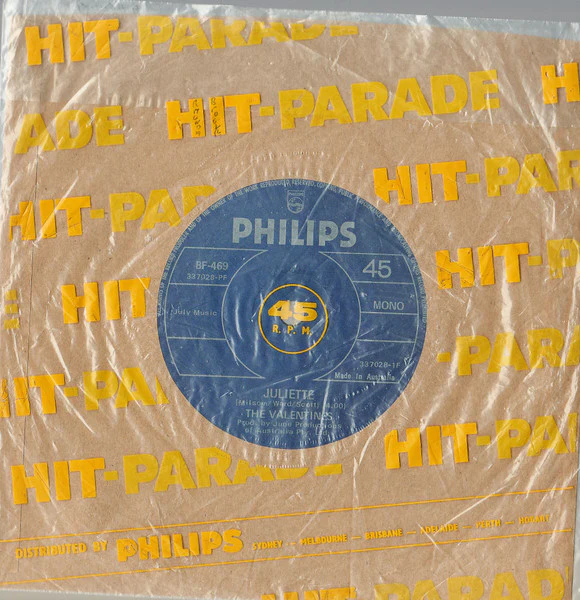 The Valentines – Juliette / Hoochie Coochie Billy (E/Generic) – 7", AU 1970 - Image 5