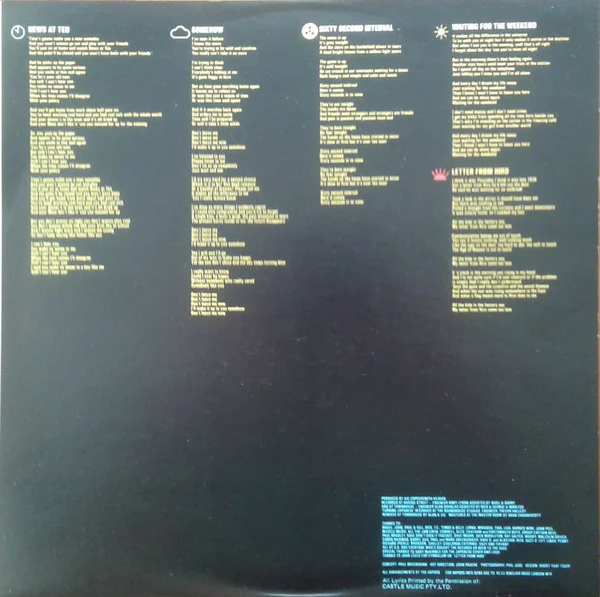 The Vapors – New Clear Days (VG+/VG+) – LP, AU 1980 - Image 4